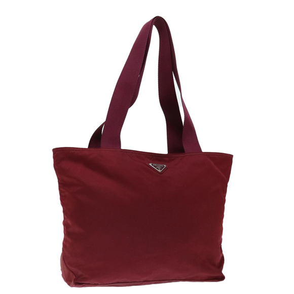 PRADA Tote Bag Nylon Red Auth 70587 - Picture 1 of 16